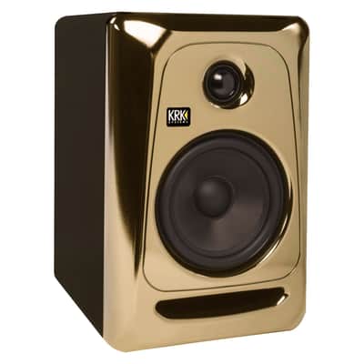 KRK Rokit RP5G3 5" Powered Limited Edition Gold Studio Monitor Speakers Pack image 4