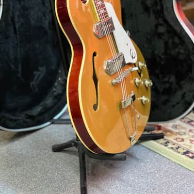 2011 Epiphone Casino Reissue with Pau Ferro Fretboard 2019 - Metallic Goldtop image 6