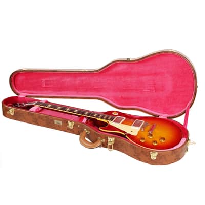 Gibson Custom Shop 1958 Les Paul Reissue Left-Handed Washed Cherry Sunburst VOS image 11