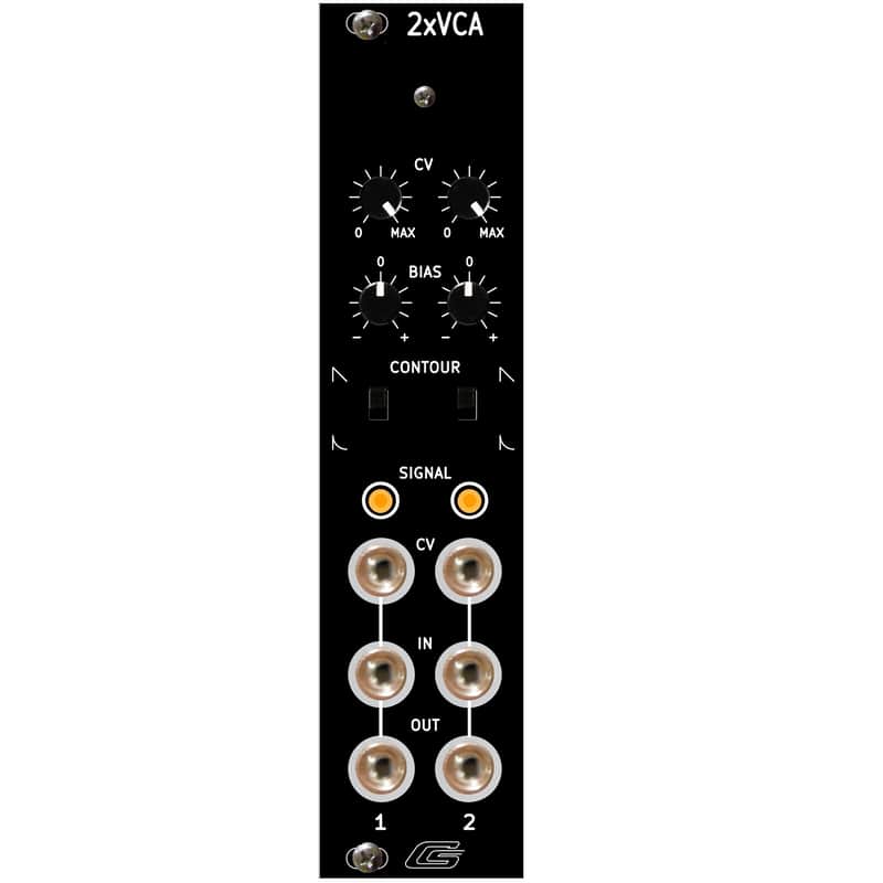 G-Storm Electro 2xVCA r3 Eurorack Dual VCA BA662F image 1