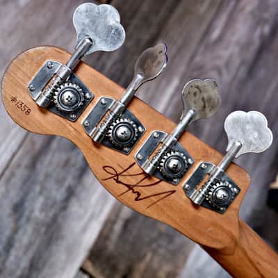 Keith Holland J Bass-ANS #1315 - Vintage White image 14