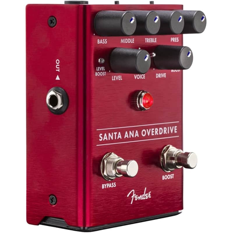 Fender Santa Ana Overdrive Effects Pedal - Red image 1