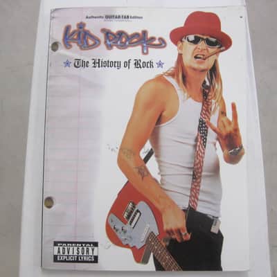 Kid Rock The History of Rock Sheet Music Song Book Songbook Guitar Tab Tablature image 1