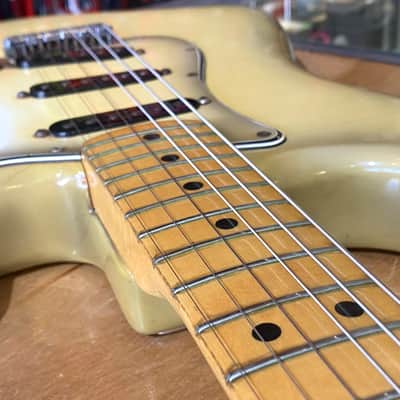 1979 Fender Stratocaster Hardtail Antigua Burst Finish Electric Guitar with Hardshell Case image 7