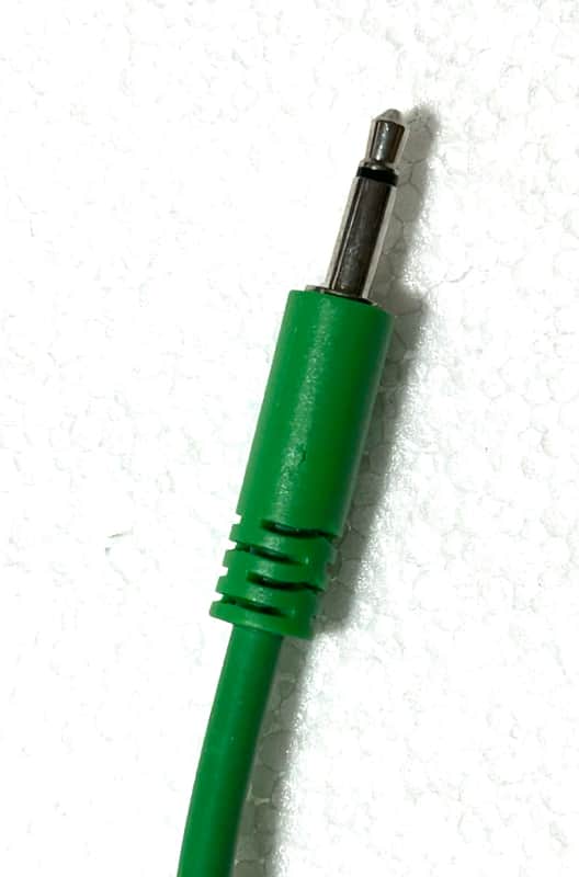 Eurorack Patch Cables pack of 5 Green 150cm image 1
