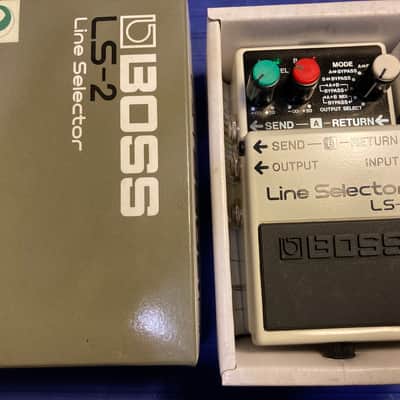 Boss LS-2 Line Selector (Silver Label) 1991 - Present - White image 1