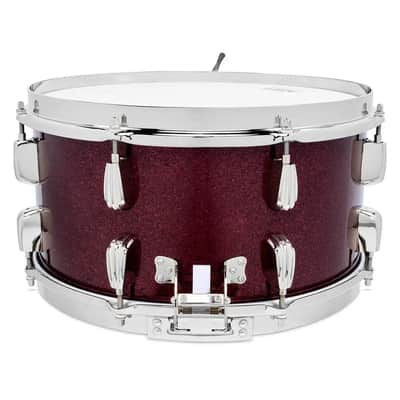 Slingerland Radio King Solid Maple Snare Drum 14x7 Maroon Glass image 4