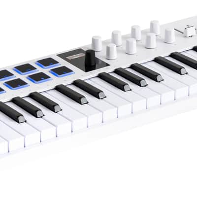 Arturia MiniLab 37 mk3 White 37-Key MIDI Keyboard Controller+Laptop Backpack image 4