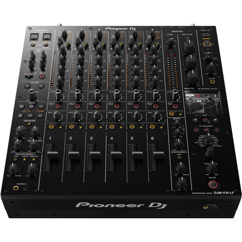 Pioneer DJ DJM-V10-LF 6-Channel Professional DJ Mixer (Black) image 1