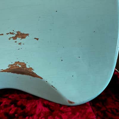 Fender Custom Shop Dealer Select '61 Jazzmaster Wide Range Relic Left-Handed 2022 - Surf Green image 19