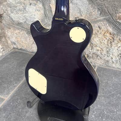 Greg Bennett AV3 Blue Burst Flamed Top, Excellent Condition + Video Demo image 12