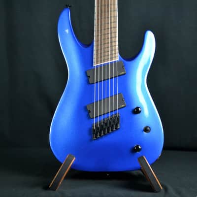 Jackson Jackson X Series Soloist Archtop SLAT7 Fan Fret - Metallic Blue image 1