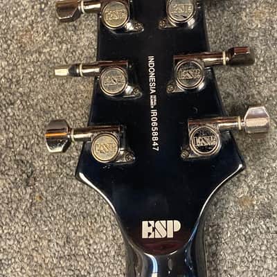 ESP LTD H-251 FM in See-Thru Black w/EMG P/Us image 12