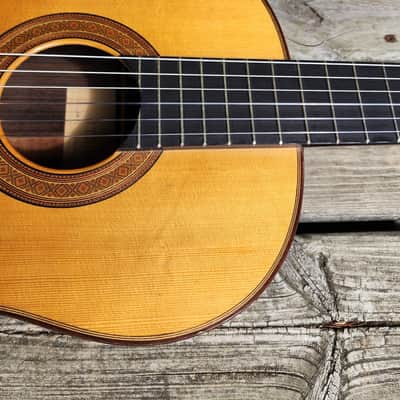 H.T. Hirose No. 10 Handmade Classical Guitar Japan 1981 (Very Good) image 4