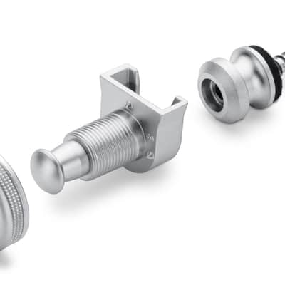 Schaller 14010301 S-Locks Strap Locks System - Satin Chrome image 1