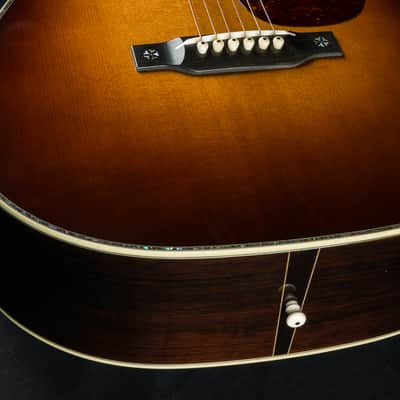 Bourgeois DS-42 12-Fret Madagascar Rosewood and Aged Tone Adirondack Spruce Sunburst NEW image 14
