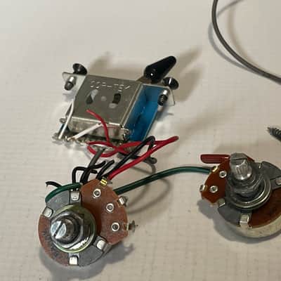 2009 Ibanez RG5EX1 RG Series Guitar Factory Electronics Wiring, Volume Tone Pot Jack image 3