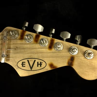 EVH Striped Series Guitar with the Frankenstrat mod Frankenstien like EVH 2018-2019 Black & Red, Whi image 15