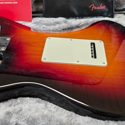 Fender American Professional Stratocaster 2018 BRAND NEW Time Capsule CASE QUEEN Ultra Luxe 2-Tone Sunburst USA Strat 60s vintage 4-bolt neck Investor Guitar image 14