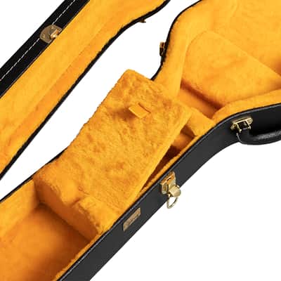 Gibson Lifton Historic Hardshell Case Les Paul Black/Goldenrod image 4