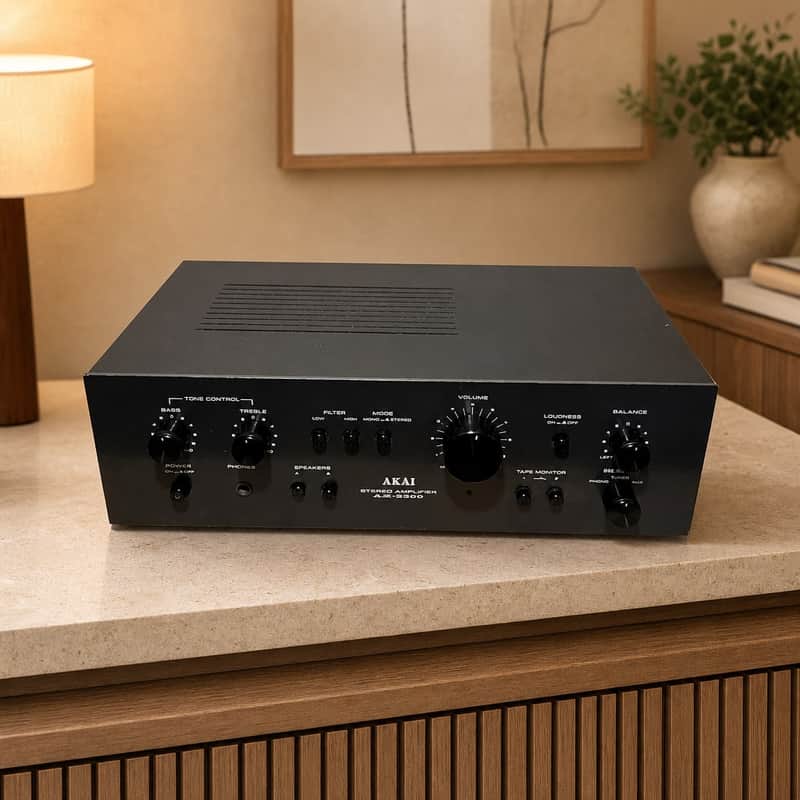 AKAI AM-2200 Rare Vintage Stereo Amplifier Warranty Tested Hi-Fi Serviced