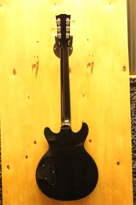 Gibson USA Les Paul Double Cutaway Standard DC Guitar, Ebony, HDSC