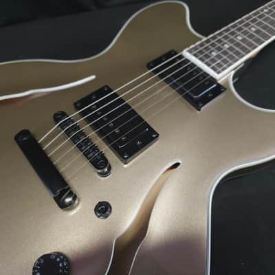 Tagima Ekosonic Hollow Body Electric Guitar Hard Case image 8