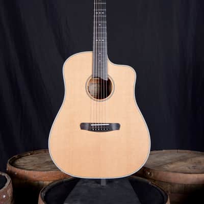 Dowina Honduran Mahogany Dreadnought LR Baggs EAS - Natural image 2