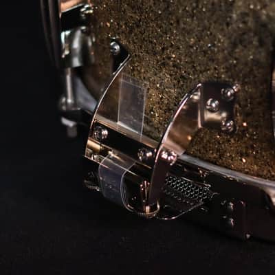 Slingerland 14" x 5.5" Radio King Solid Maple Snare Drum, Gold Glass image 4