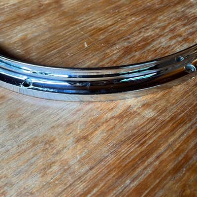 Ludwig No. 4160 16" Twin Channel Die-Cast 8-Lug Hoop 1980 - 1983 - Chrome image 4