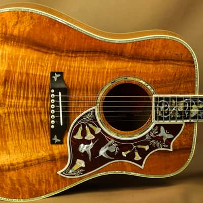 Gibson Master Museum Hummingbird Koa Ren Ferguson Custom Acoustic Guitar image 12