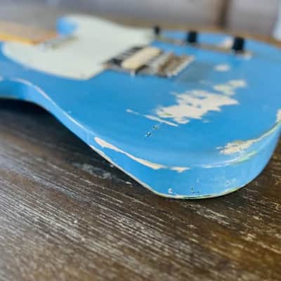Fender Modern Player Plus Telecaster - Relic’d Blue image 4