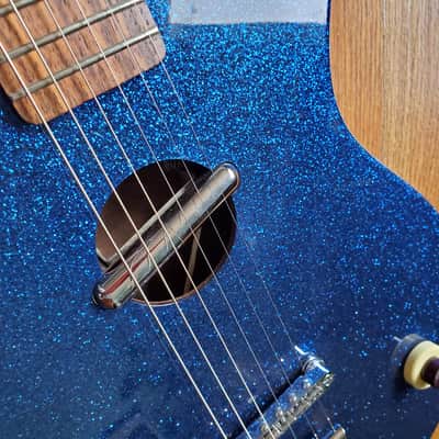Danelectro Convertible Electric || 1990s - Blue Sparkle image 4