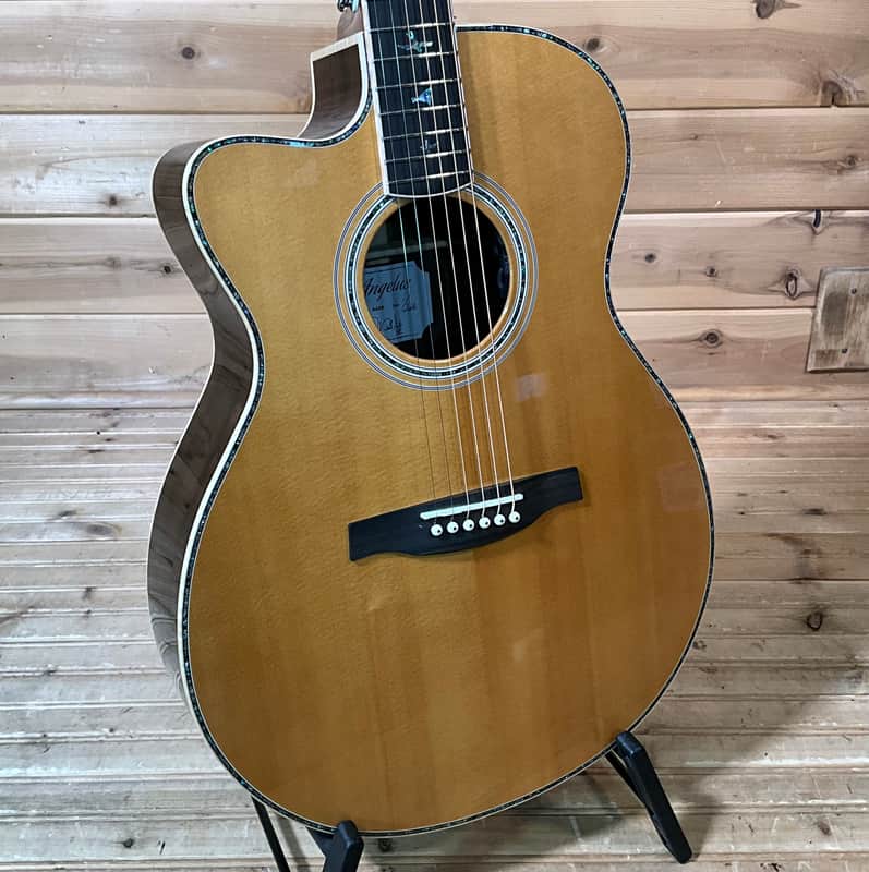 PRS SE A60E Angelus Left Handed Acoustic Guitar - Natural image 1