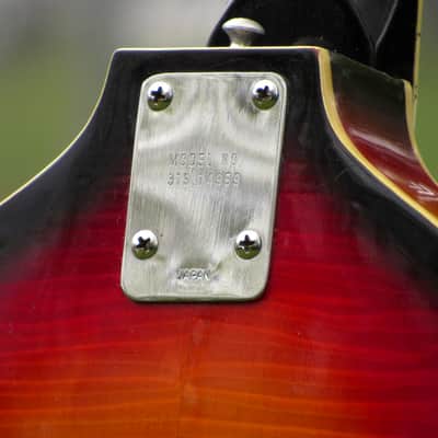 ~Space Bass~ 1967 Silvertone 1496 / Tesco EB-210 Hollowbody Violin Bass - Vintage Japan MIJ Beatle image 15