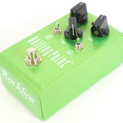 Rockbox Boiling Point Green Electric Guitar Overdrive Effect Pedal image 2