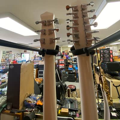 Danelectro Doubleneck 6/12 Reissue - White Pearl image 4