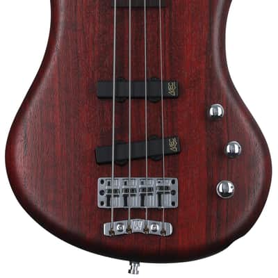 Warwick Pro Series Thumb BO 4-string Bass - Burgundy Red Transparent Satin image 1