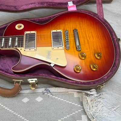 Gibson Custom Shop Historic R8 Les Paul Vintage Cherry Sunburst VOS Left Handed image 3