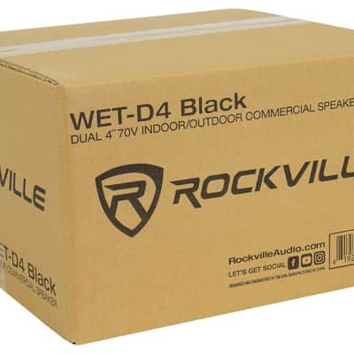 JBL VMA1120 Commercial 70v Amplifier+(10) Black Dual 4" Speakers For Restaurant image 6