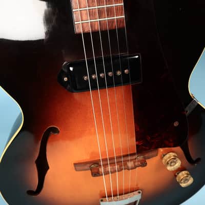 1950 Gibson ES-125 Archtop Electric Guitar, Case image 7