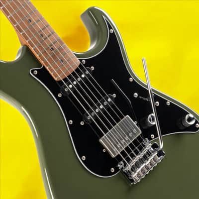 Cort G250SEODG G Series 250SE Electric Guitar. Olive Dark Green image 7
