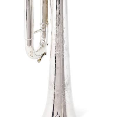 S.E. Shires Q10RS Q-Series Professional Bb Trumpet in Silver Plate SN Q7203 image 2