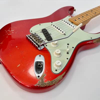 Fender Stratocaster 66 Relic Masterbuilt Dennis Galuszka Custom Shop 2014 Chrome Red image 4