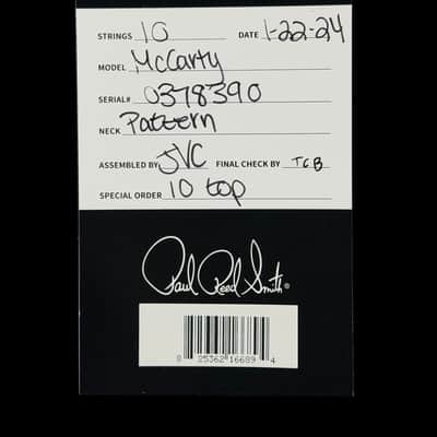 2024 Paul Reed Smith PRS McCarty 10 Top ~ McCarty Sunburst image 9