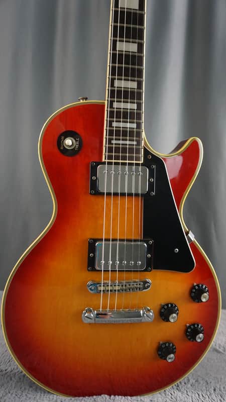 Aria Pro II Custom Single Cut Electric Guitar Cherry Sunburst MIJ image 1