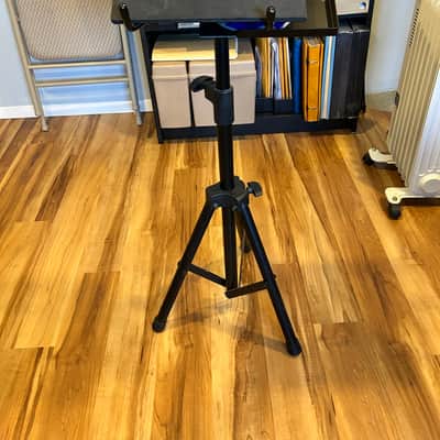 Quik-Lok Laptop Stand with Mouse Tray 2010s - Black image 1