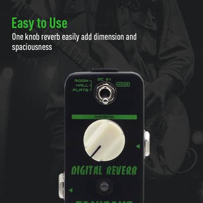 SONICAKE Digital Reverb Room Hall Plate Guitar Effects Pedal(U.S. domestic inventory) image 2