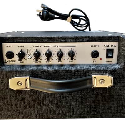 Guitar Practice Amplifier Portable & Compact Strauss Legacy 15 Watt Solid State! With DRIVE + GAIN + EQ!!! image 4