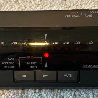 Korg DT-7 Guitar / Bass Chromatic Tuner 2000s - Black imagen 1